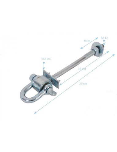 KBT811.004.003.001,Sistem de prindere leagan tip D+ 16 cm