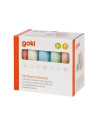 GOKI58688,Creta colorata pentru desenat pe asfalt, set 15 bucati