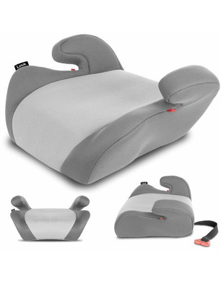 BN-LO-LUUK_GREY,Lionelo - Inaltator auto Luuk, 15-36 Kg, Conform cu standardul european de securitate ECER44/04, Gri