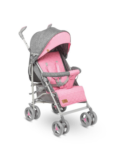 BN-LO-IRMA_PINK,Lionelo - Carucior sport Irma, Cu husa de picioare, Cu plasa de tantari, Conform cu standardul european de secur