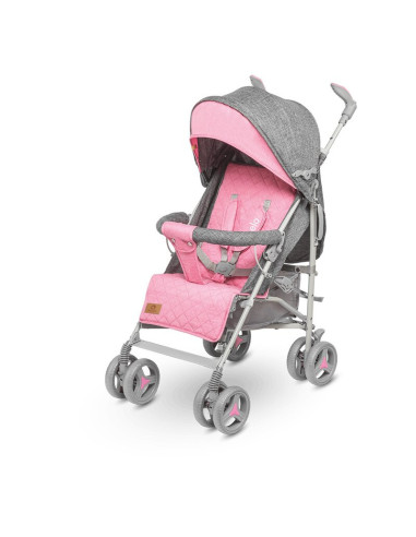 BN-LO-IRMA_PINK,Lionelo - Carucior sport Irma, Cu husa de picioare, Cu plasa de tantari, Conform cu standardul european de secur