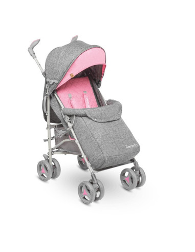 BN-LO-IRMA_PINK,Lionelo - Carucior sport Irma, Cu husa de picioare, Cu plasa de tantari, Conform cu standardul european de secur