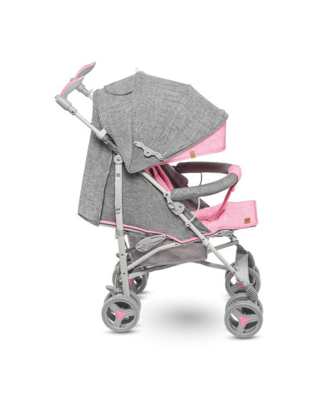 BN-LO-IRMA_PINK,Lionelo - Carucior sport Irma, Cu husa de picioare, Cu plasa de tantari, Conform cu standardul european de secur