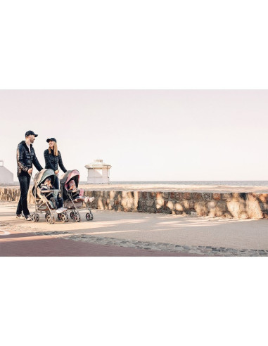 BN-LO-IRMA_PINK,Lionelo - Carucior sport Irma, Cu husa de picioare, Cu plasa de tantari, Conform cu standardul european de secur