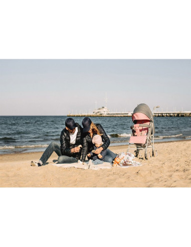 BN-LO-IRMA_PINK,Lionelo - Carucior sport Irma, Cu husa de picioare, Cu plasa de tantari, Conform cu standardul european de secur