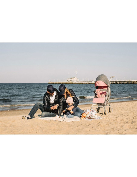 BN-LO-IRMA_PINK,Lionelo - Carucior sport Irma, Cu husa de picioare, Cu plasa de tantari, Conform cu standardul european de secur