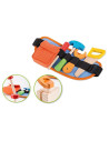 BN-80022,Joueco - Trusa de scule din lemn certificat FSC, 33.5x14 cm, 9 piese, Multicolor