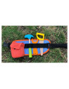 BN-80022,Joueco - Trusa de scule din lemn certificat FSC, 33.5x14 cm, 9 piese, Multicolor