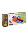 BN-80022,Joueco - Trusa de scule din lemn certificat FSC, 33.5x14 cm, 9 piese, Multicolor
