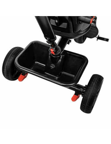 BN-LO-HAARI_STONE_GREY,Lionelo - Tricicleta Haari, Suport picioare, Control al directiei, Scaun reversibil, Rotire 360 grade, Pl