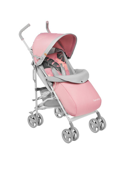 BN-LO-ELIA_TROPICAL_PINK,Lionelo - Carucior sport Elia Tropical, Cu husa de picioare, Cu plasa de tantari, Conform cu standardul