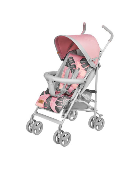 BN-LO-ELIA_TROPICAL_PINK,Lionelo - Carucior sport Elia Tropical, Cu husa de picioare, Cu plasa de tantari, Conform cu standardul