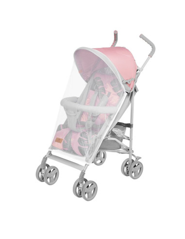 BN-LO-ELIA_TROPICAL_PINK,Lionelo - Carucior sport Elia Tropical, Cu husa de picioare, Cu plasa de tantari, Conform cu standardul