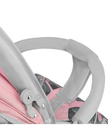 BN-LO-ELIA_TROPICAL_PINK,Lionelo - Carucior sport Elia Tropical, Cu husa de picioare, Cu plasa de tantari, Conform cu standardul