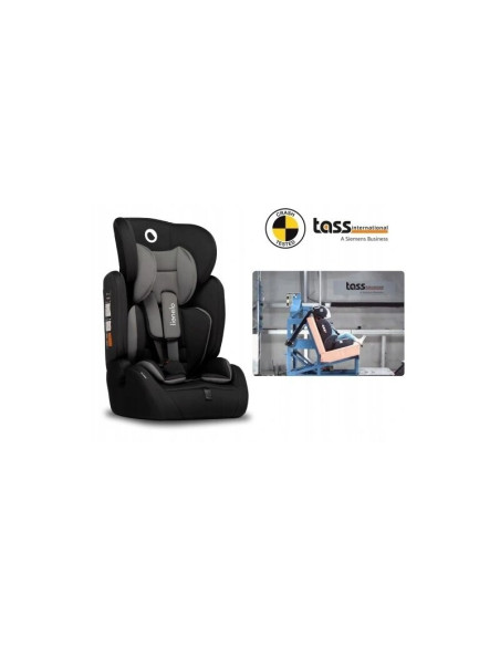 BN-LO-LEVI_SIMPLE_BLACK,Lionelo - Scaun auto Levi Simple, 9-36 Kg, Conform cu standardul european de securitate ECE R44/04, Negr