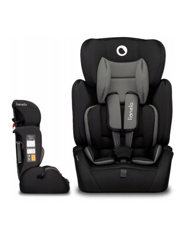 BN-LO-LEVI_SIMPLE_BLACK,Lionelo - Scaun auto Levi Simple, 9-36 Kg, Conform cu standardul european de securitate ECE R44/04, Negr