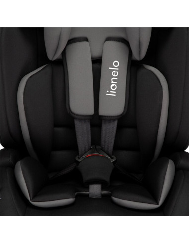 BN-LO-LEVI_SIMPLE_BLACK,Lionelo - Scaun auto Levi Simple, 9-36 Kg, Conform cu standardul european de securitate ECE R44/04, Negr