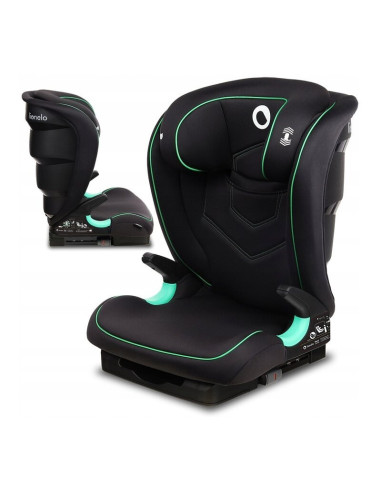 BN-LO-NEAL_BLACK_ONYX,Lionelo - Scaun auto Neal Onix Spatar reglabil, Baza i-size, 15-36 Kg, cu Isofix, Conform cu standardul eu