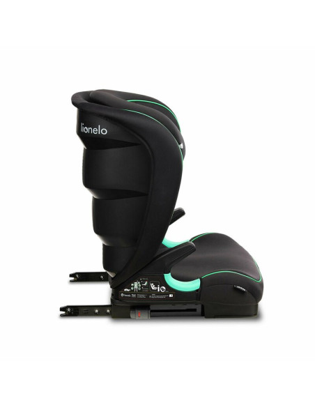 BN-LO-NEAL_BLACK_ONYX,Lionelo - Scaun auto Neal Onix Spatar reglabil, Baza i-size, 15-36 Kg, cu Isofix, Conform cu standardul eu