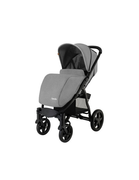 BN-LO-ANNET_PLUS_CONCRETE,Lionelo - Carucior sport Annet Plus, De la nastere, Cu accesorii si capotina XXL reglabila, 0 - 22 Kg,