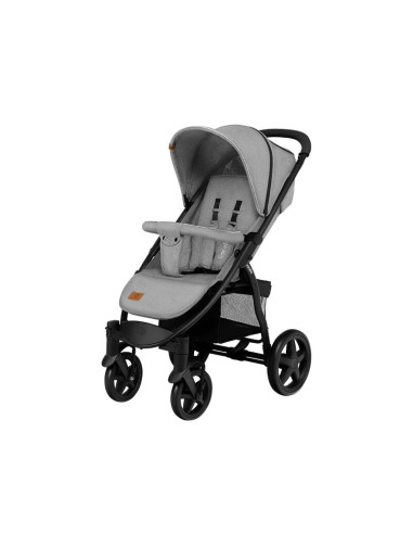 BN-LO-ANNET_PLUS_CONCRETE,Lionelo - Carucior sport Annet Plus, De la nastere, Cu accesorii si capotina XXL reglabila, 0 - 22 Kg,