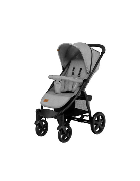 BN-LO-ANNET_PLUS_CONCRETE,Lionelo - Carucior sport Annet Plus, De la nastere, Cu accesorii si capotina XXL reglabila, 0 - 22 Kg,