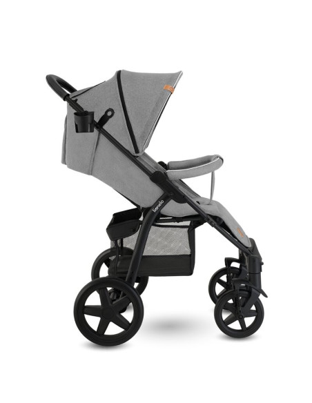 BN-LO-ANNET_PLUS_CONCRETE,Lionelo - Carucior sport Annet Plus, De la nastere, Cu accesorii si capotina XXL reglabila, 0 - 22 Kg,