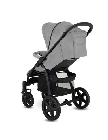 BN-LO-ANNET_PLUS_CONCRETE,Lionelo - Carucior sport Annet Plus, De la nastere, Cu accesorii si capotina XXL reglabila, 0 - 22 Kg,