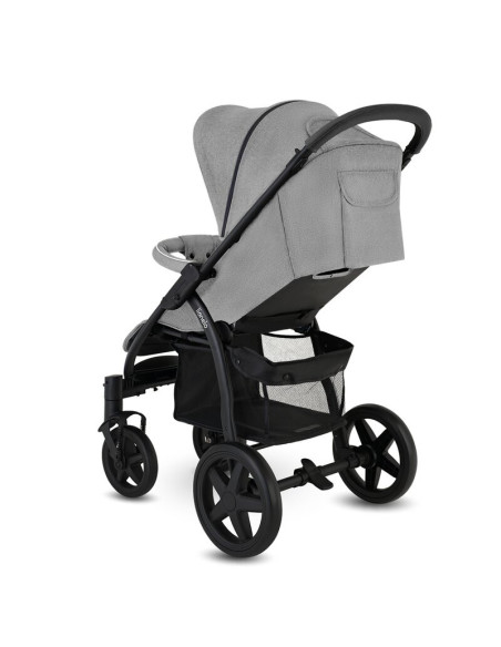 BN-LO-ANNET_PLUS_CONCRETE,Lionelo - Carucior sport Annet Plus, De la nastere, Cu accesorii si capotina XXL reglabila, 0 - 22 Kg,
