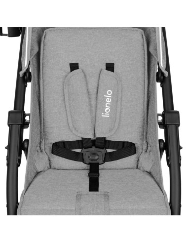 BN-LO-ANNET_PLUS_CONCRETE,Lionelo - Carucior sport Annet Plus, De la nastere, Cu accesorii si capotina XXL reglabila, 0 - 22 Kg,