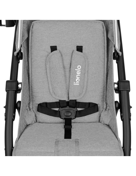 BN-LO-ANNET_PLUS_CONCRETE,Lionelo - Carucior sport Annet Plus, De la nastere, Cu accesorii si capotina XXL reglabila, 0 - 22 Kg,