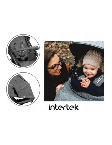 BN-LO-ANNET_PLUS_CONCRETE,Lionelo - Carucior sport Annet Plus, De la nastere, Cu accesorii si capotina XXL reglabila, 0 - 22 Kg,