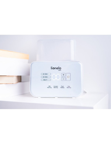 BN-LOC-THERMUP-DOUBLE_WHITE,Lionelo - Incalzitor biberoane ThermUp Double, 2 biberoane, 3 - 5 min, Temperatura constanta pana la