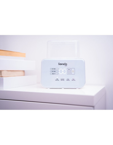 BN-LOC-THERMUP-DOUBLE_WHITE,Lionelo - Incalzitor biberoane ThermUp Double, 2 biberoane, 3 - 5 min, Temperatura constanta pana la