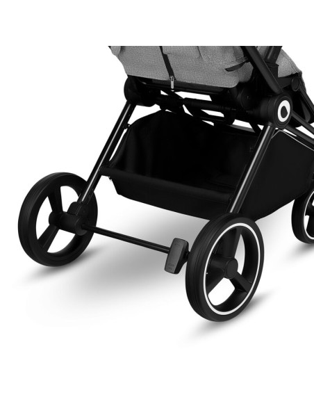 BN-LO-MIKA_2IN1_GREY_STONE,Lionelo - Carucior Mika, 2 in 1, Cadru din aluminiu, Cu landou intarit si salteluta moale, Reversibil