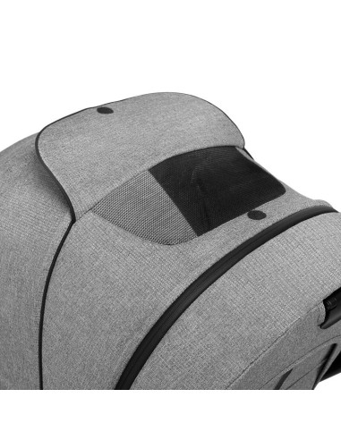 BN-LO-MIKA_2IN1_GREY_STONE,Lionelo - Carucior Mika, 2 in 1, Cadru din aluminiu, Cu landou intarit si salteluta moale, Reversibil