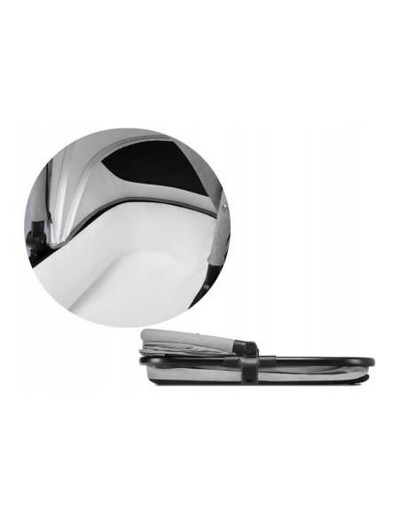 BN-LO-MIKA_2IN1_GREY_STONE,Lionelo - Carucior Mika, 2 in 1, Cadru din aluminiu, Cu landou intarit si salteluta moale, Reversibil