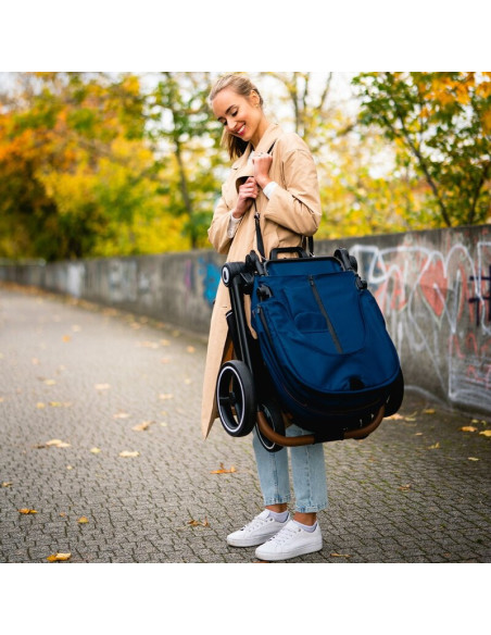 BN-LO-MIKA_2IN1_GREY_STONE,Lionelo - Carucior Mika, 2 in 1, Cadru din aluminiu, Cu landou intarit si salteluta moale, Reversibil