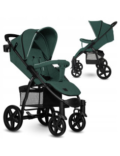 BN-LO-ANNET_TOUR_GREEN _TURQUOISE,Lionelo - Carucior sport Annet Tour, De la nastere, Cu capotina impermeabila, Cu filtru UPF 50 2