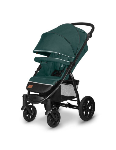 BN-LO-ANNET_TOUR_GREEN _TURQUOISE,Lionelo - Carucior sport Annet Tour, De la nastere, Cu capotina impermeabila, Cu filtru UPF 50