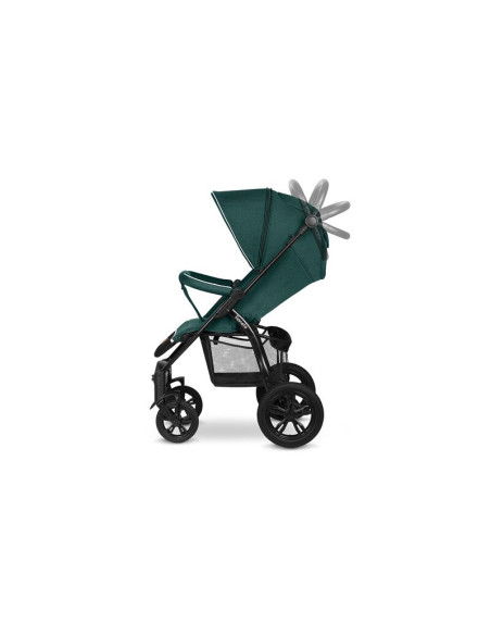 BN-LO-ANNET_TOUR_GREEN _TURQUOISE,Lionelo - Carucior sport Annet Tour, De la nastere, Cu capotina impermeabila, Cu filtru UPF 50