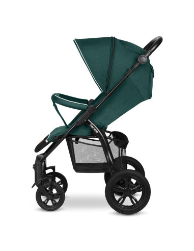 BN-LO-ANNET_TOUR_GREEN _TURQUOISE,Lionelo - Carucior sport Annet Tour, De la nastere, Cu capotina impermeabila, Cu filtru UPF 50