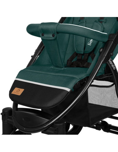 BN-LO-ANNET_TOUR_GREEN _TURQUOISE,Lionelo - Carucior sport Annet Tour, De la nastere, Cu capotina impermeabila, Cu filtru UPF 50