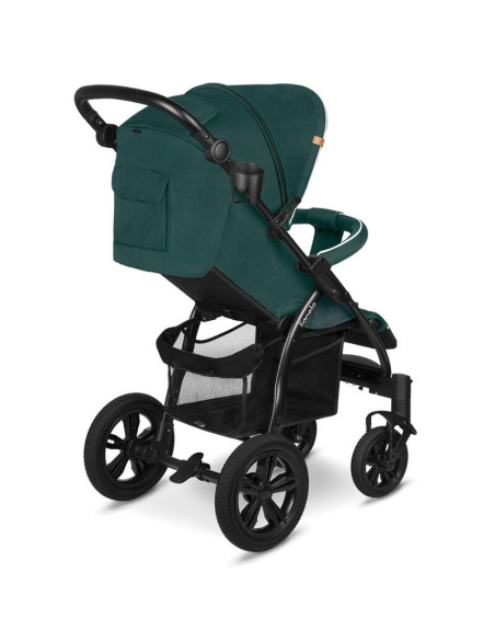 BN-LO-ANNET_TOUR_GREEN _TURQUOISE,Lionelo - Carucior sport Annet Tour, De la nastere, Cu capotina impermeabila, Cu filtru UPF 50