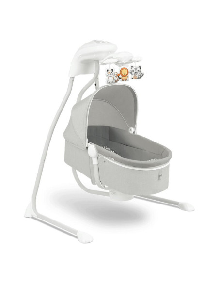 BN-LO-HENNY_GREY_DOVE,Lionelo - Balansoar electric, Leagan si sezlong pentru bebelusi, Henny, 3 in 1, Cu functie de inclinare,10