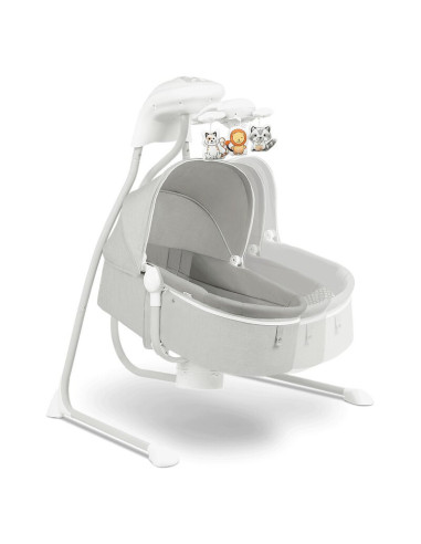 BN-LO-HENNY_GREY_DOVE,Lionelo - Balansoar electric, Leagan si sezlong pentru bebelusi, Henny, 3 in 1, Cu functie de inclinare,10