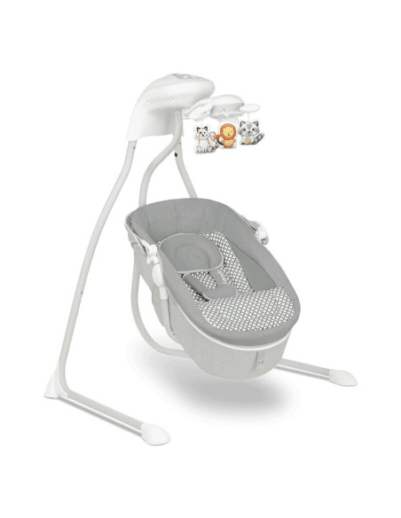 BN-LO-HENNY_GREY_DOVE,Lionelo - Balansoar electric, Leagan si sezlong pentru bebelusi, Henny, 3 in 1, Cu functie de inclinare,10