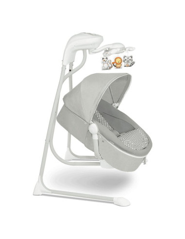 BN-LO-HENNY_GREY_DOVE,Lionelo - Balansoar electric, Leagan si sezlong pentru bebelusi, Henny, 3 in 1, Cu functie de inclinare,10