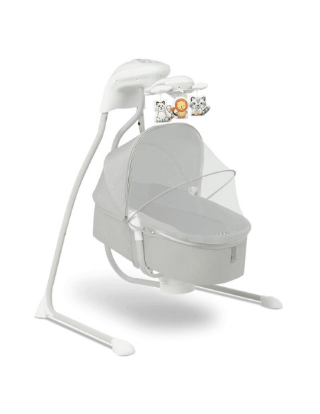 BN-LO-HENNY_GREY_DOVE,Lionelo - Balansoar electric, Leagan si sezlong pentru bebelusi, Henny, 3 in 1, Cu functie de inclinare,10