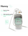 BN-LO-HENNY_GREY_DOVE,Lionelo - Balansoar electric, Leagan si sezlong pentru bebelusi, Henny, 3 in 1, Cu functie de inclinare,10
